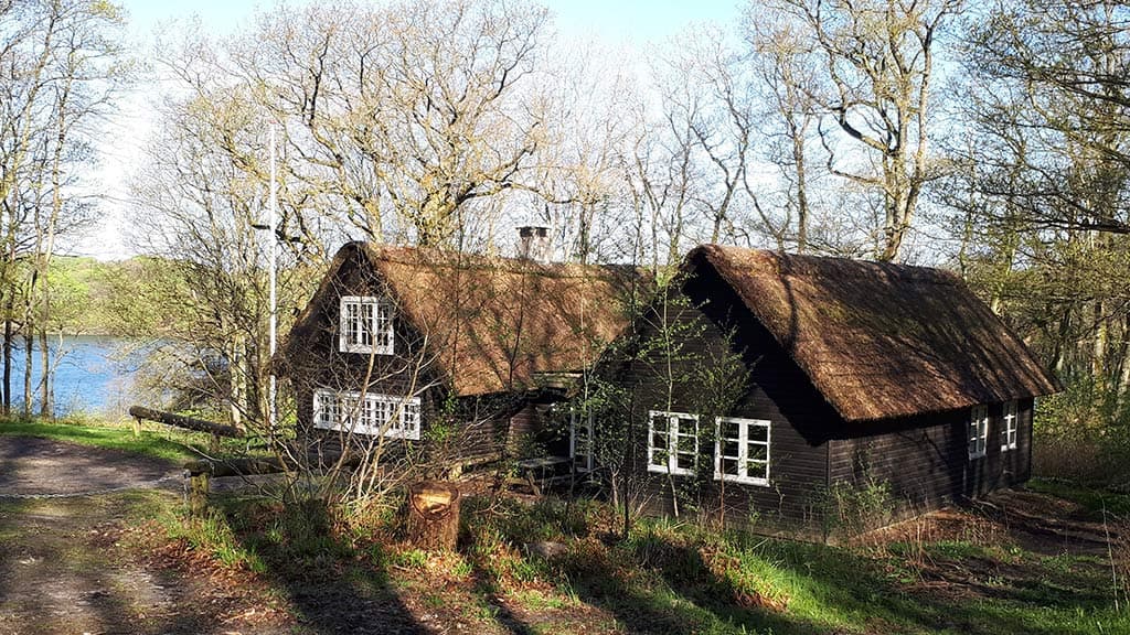 Blokhuset spejderhytte ved Hald Sø