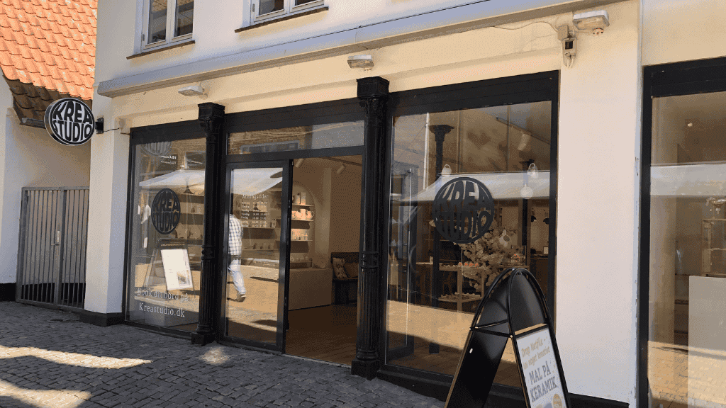 KreaStudio in der Einkaufszone von Aabenraa